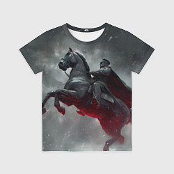 Футболка детская Всадник в плаще на коне, цвет: 3D-принт