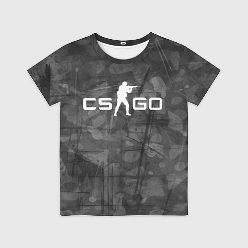 Детская футболка Эмблема CS GO / 3D-принт – фото 1