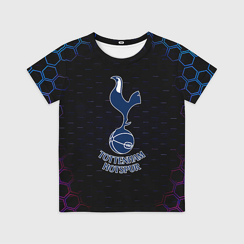 Детская футболка ФК Тоттенхэм соты / 3D-принт – фото 1