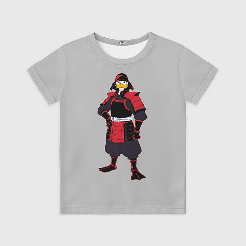 Детская футболка Утка-самурай / 3D-принт – фото 1