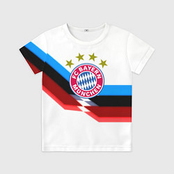 Футболка детская Бавария Мюнхен геометрия спорт, цвет: 3D-принт