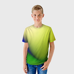 Футболка детская The color is multicolored, цвет: 3D-принт — фото 2