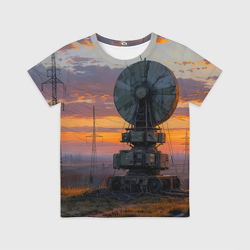 Детская футболка Радиоэфир на закате / 3D-принт – фото 1