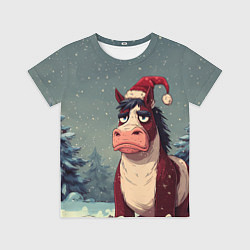 Детская футболка Уставшая лошадь