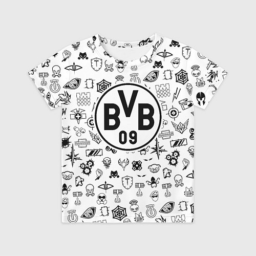 Детская футболка Borussia game pattern / 3D-принт – фото 1