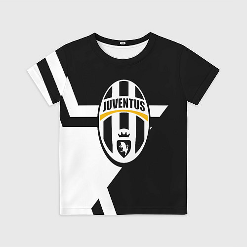 Детская футболка Ювентус звезда геометрия / 3D-принт – фото 1