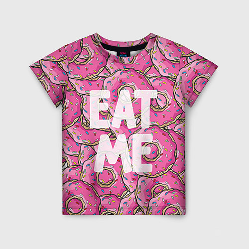 Детская футболка Eat me, Homer / 3D-принт – фото 1