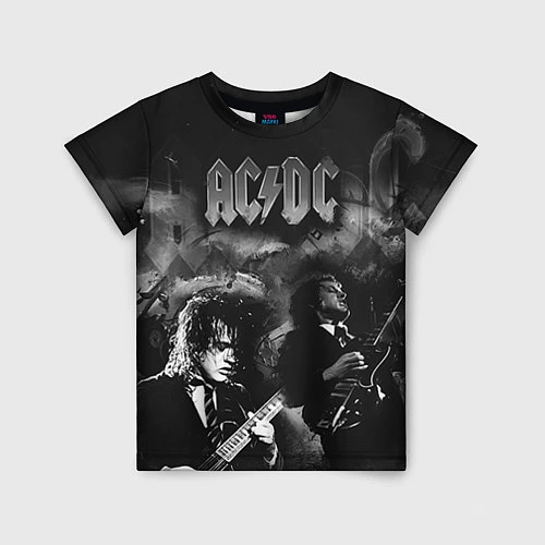 Детская футболка AC/DC / 3D-принт – фото 1