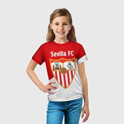 Футболка детская Sevilla FC, цвет: 3D-принт — фото 2
