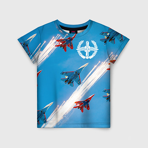 Детская футболка Самолеты ВВС / 3D-принт – фото 1