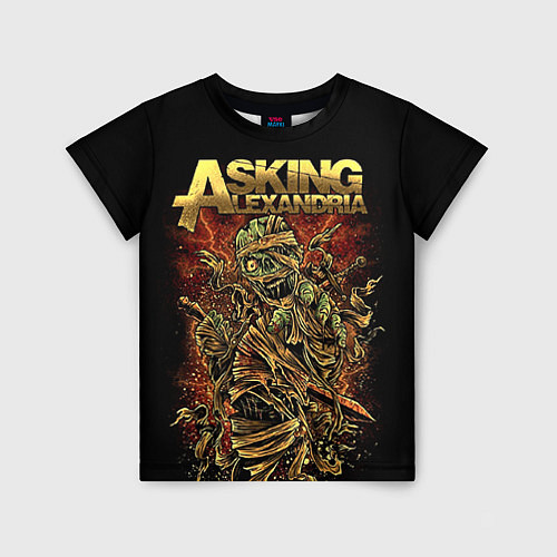 Детская футболка Asking Alexandria / 3D-принт – фото 1