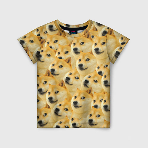 Детская футболка Doge / 3D-принт – фото 1