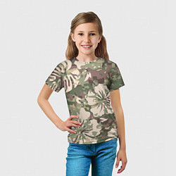 Футболка детская Камуфляж, цвет: 3D-принт — фото 2