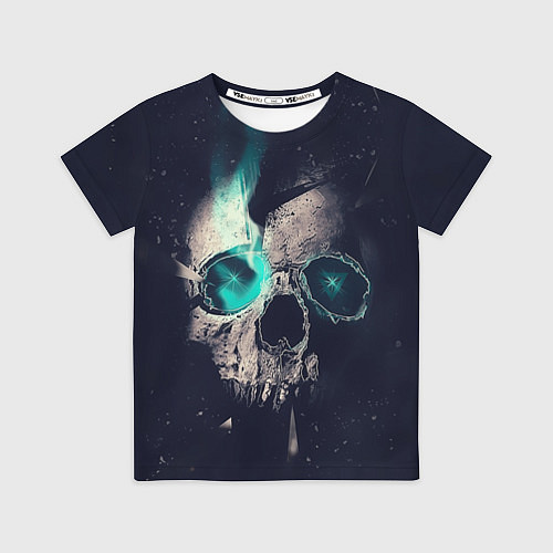 Детская футболка Skull eyes / 3D-принт – фото 1