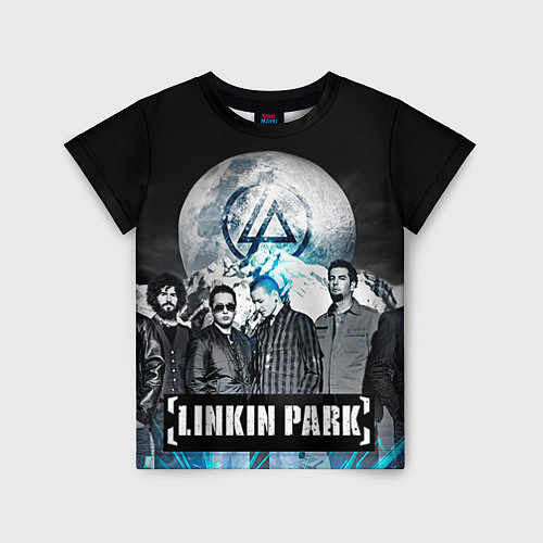 Детская футболка Linkin Park: Moon / 3D-принт – фото 1