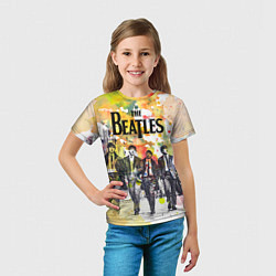 Футболка детская The Beatles: Colour Spray, цвет: 3D-принт — фото 2