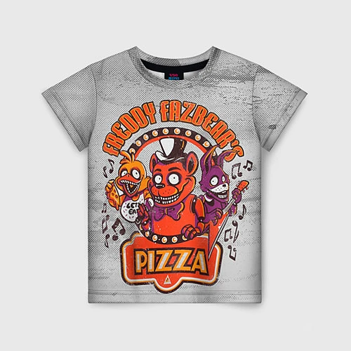 Детская футболка Freddy Pizza / 3D-принт – фото 1