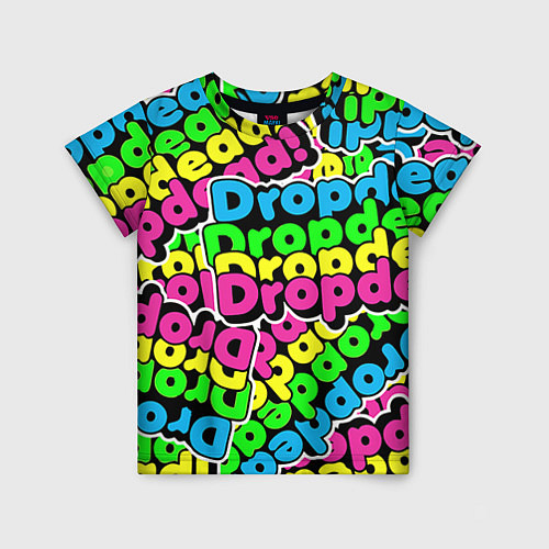 Детская футболка Drop Dead: Acid Pattern / 3D-принт – фото 1