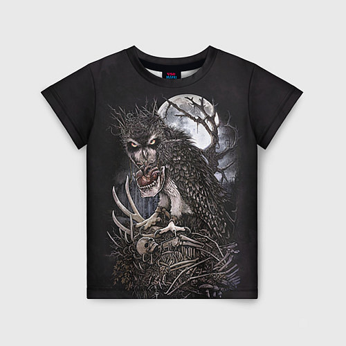 Детская футболка Ночной охотник / 3D-принт – фото 1