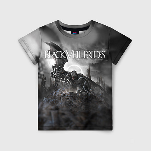 Детская футболка Black Veil Brides: Faithless / 3D-принт – фото 1