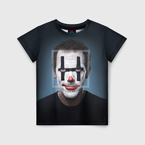 Детская футболка Clown House MD / 3D-принт – фото 1