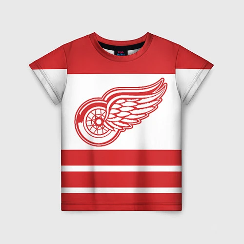 Детская футболка Detroit Red Wings / 3D-принт – фото 1