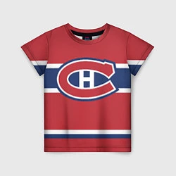 Футболка детская Montreal Canadiens, цвет: 3D-принт