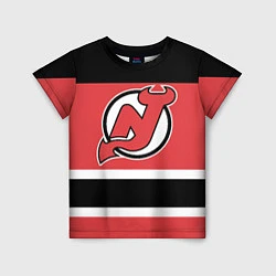 Футболка детская New Jersey Devils, цвет: 3D-принт