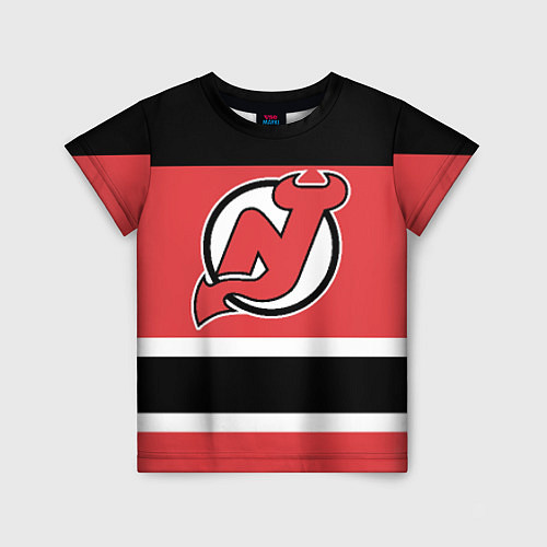 Детская футболка New Jersey Devils / 3D-принт – фото 1