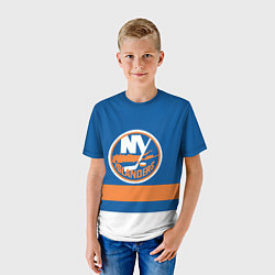 Футболка детская New York Islanders, цвет: 3D-принт — фото 2