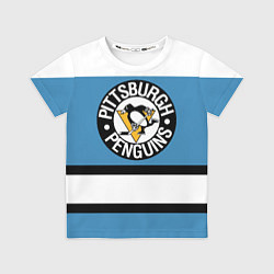 Футболка детская Pittsburgh Penguins: White, цвет: 3D-принт