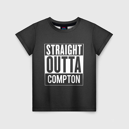 Детская футболка Straight Outta Compton / 3D-принт – фото 1