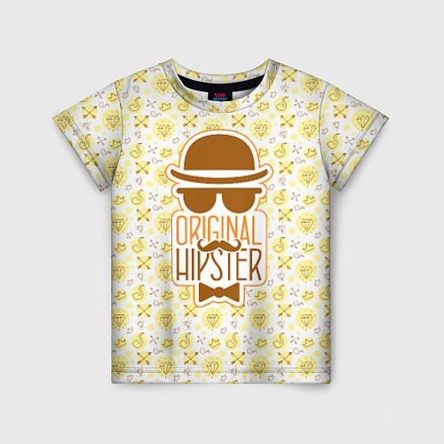Детская футболка Original Hipster / 3D-принт – фото 1