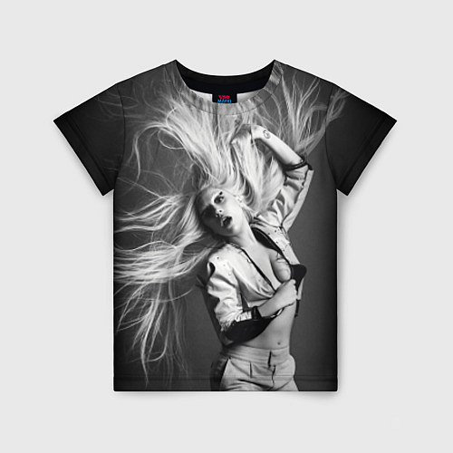 Детская футболка Lady Gaga / 3D-принт – фото 1