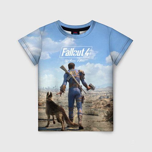 Детская футболка Fallout 4: Welcome Home / 3D-принт – фото 1
