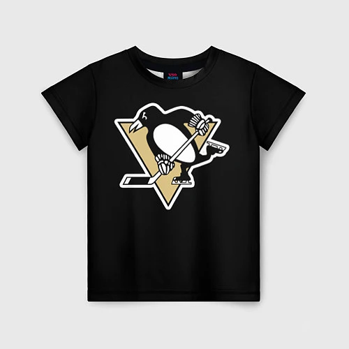 Детская футболка Pittsburgh Penguins: Malkin / 3D-принт – фото 1