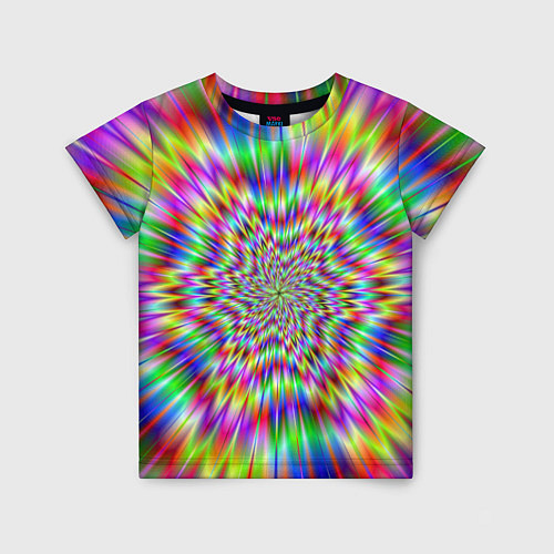 Детская футболка Спектральная иллюзия / 3D-принт – фото 1