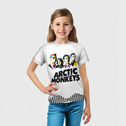 Футболка детская Arctic Monkeys: Music Wave, цвет: 3D-принт — фото 2