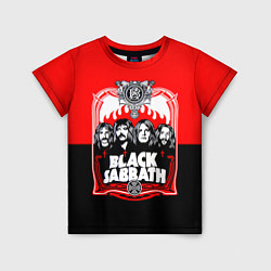Футболка детская Black Sabbath: Red Sun, цвет: 3D-принт