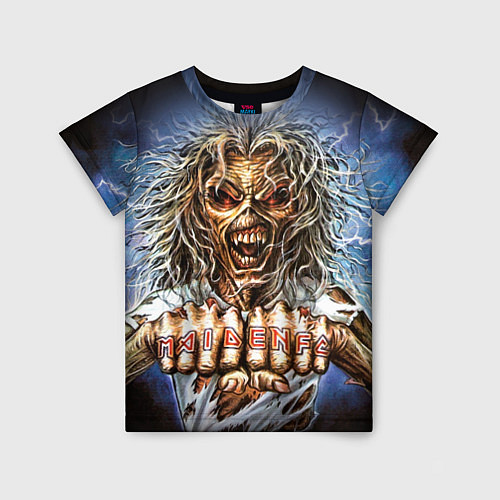 Детская футболка Iron Maiden: Maidenfc / 3D-принт – фото 1