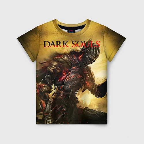 Детская футболка Dark Souls: Braveheart / 3D-принт – фото 1