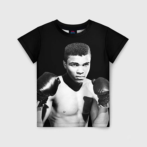 Детская футболка Muhammad Ali / 3D-принт – фото 1