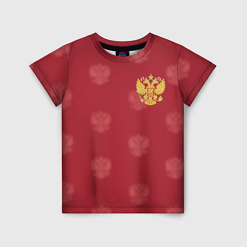 Детская футболка Сборная России по футболу / 3D-принт – фото 1