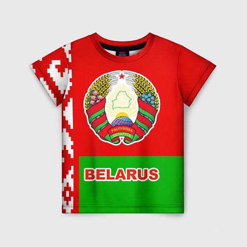 Детская футболка Belarus Patriot / 3D-принт – фото 1