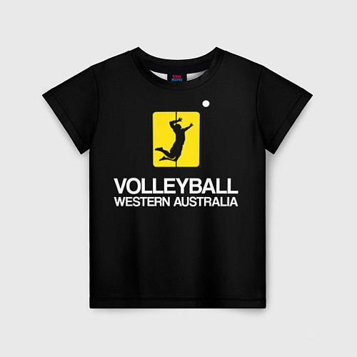 Детская футболка Волейбол 67 / 3D-принт – фото 1