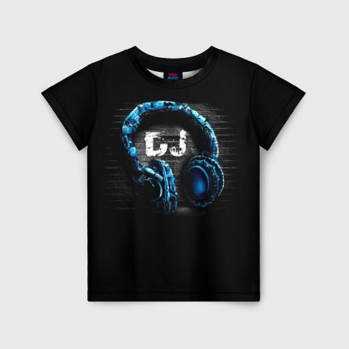 Детская футболка DJ / 3D-принт – фото 1