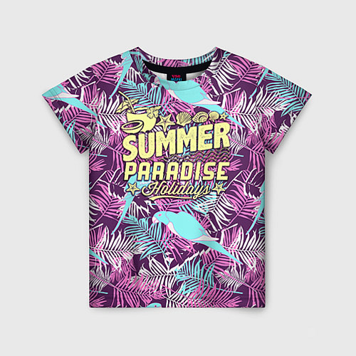 Детская футболка Summer paradise 2 / 3D-принт – фото 1