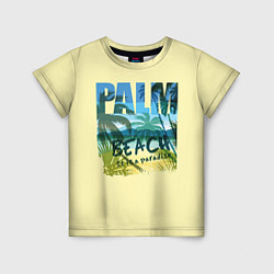 Детская футболка Beach it is a Paradise