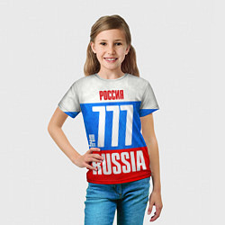 Футболка детская Russia: from 777, цвет: 3D-принт — фото 2