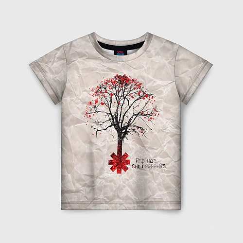 Детская футболка RHCP: Red Tree / 3D-принт – фото 1